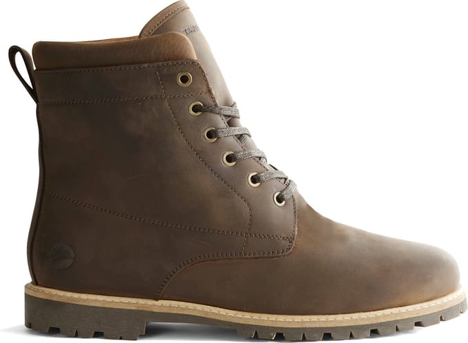 Travelin Esbjerg Heren - Veterboots - Vibram zool - Donkerbruin Leer - Maat 46