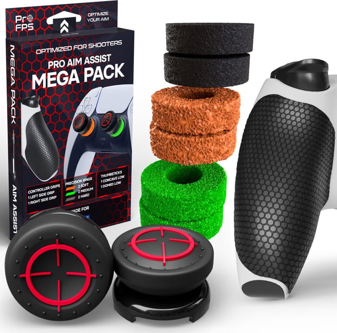 ProFPS Thumbsticks, Precision Rings & Grips Set - Geschikt voor PS5