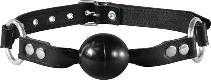 Ball gag normaal - zwart