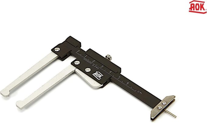 AOK Remschijf- en Bandenprofiel Dieptemeter 60 mm Millimeter