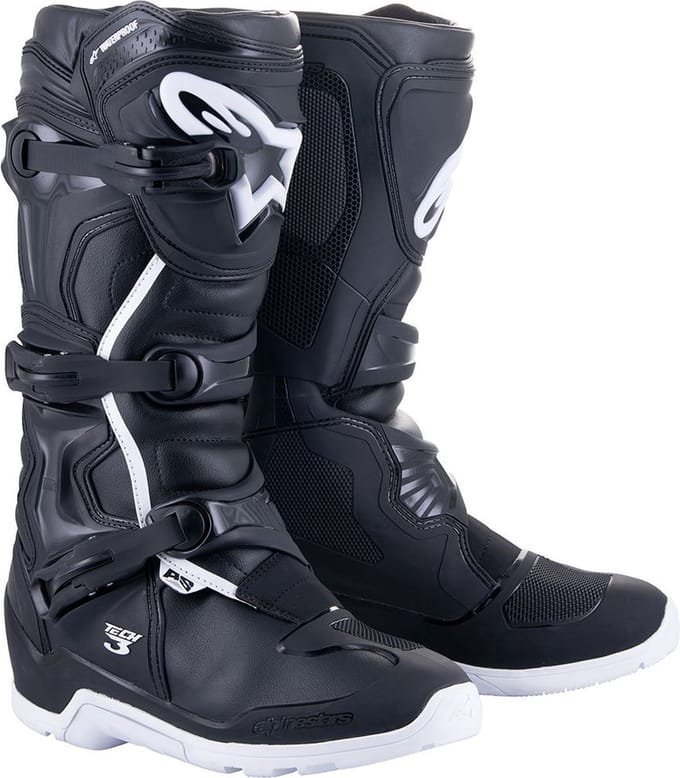Alpinestars Tech 3 Enduro waterdicht Schoenen Zwart Wit - Maat 44/45