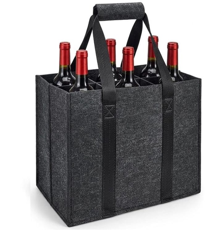Opvouwbaar drager voor 6 flessen by Dailygoods