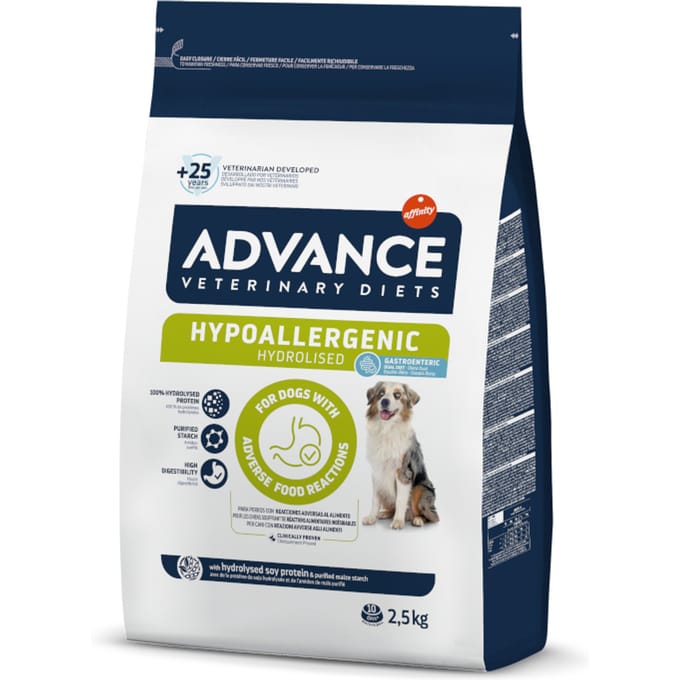 Advance Veterinary Diets Hypoallergenic Hondenvoer - Dubbelpak: 2 x 2,5 kg
