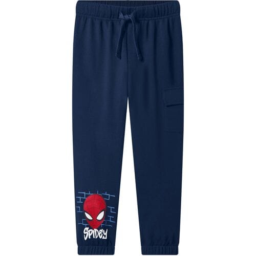 LUPILU Kinder joggingbroek (Spiderman/donkerblauw, 134/140)