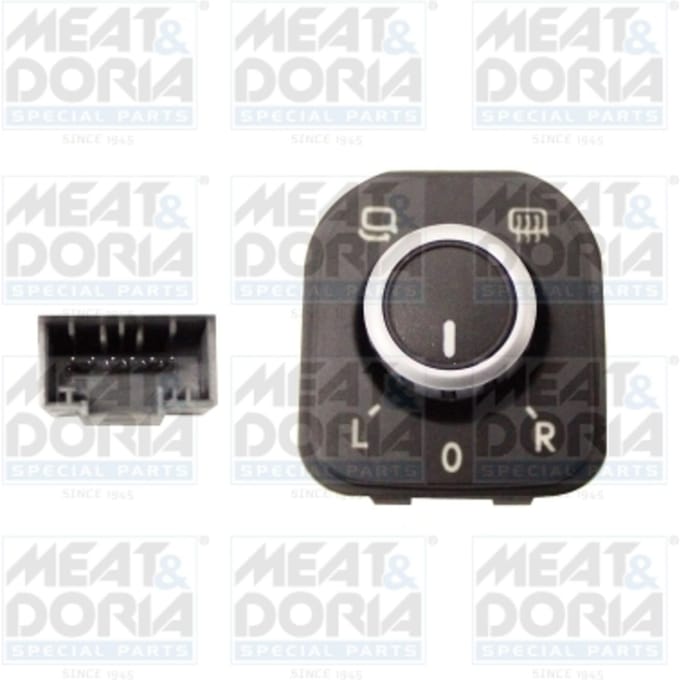 Schakelaar, spiegelverstelling MEAT & DORIA 206024