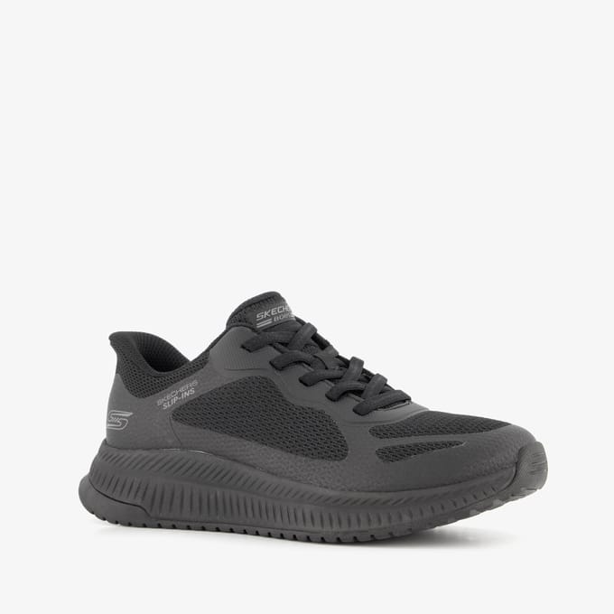Skechers BOBS SQUAD 4 - STAPLE LOOK Dames Instappers - Zwart