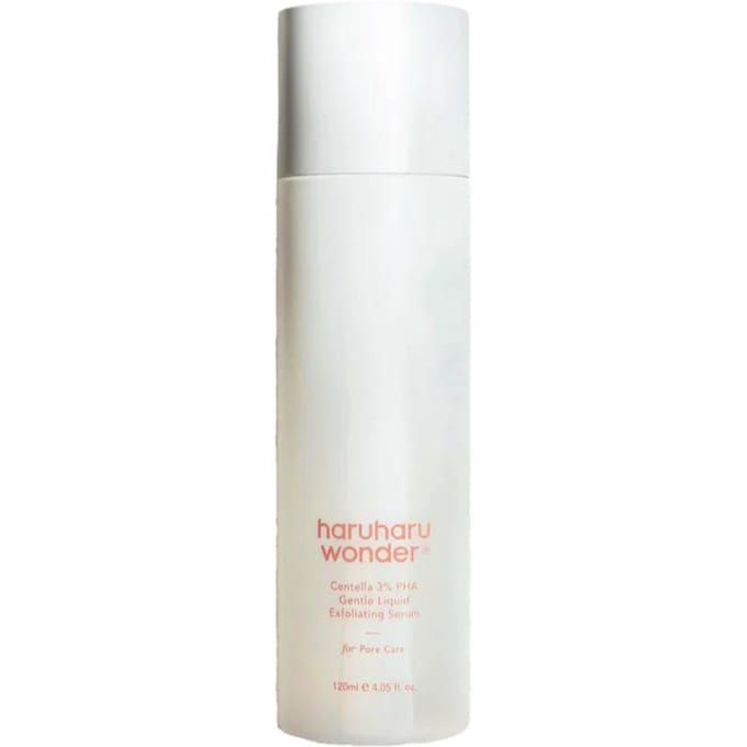 Haruharu, Wonder®, Centella 3% PHA Gentle Liquid Exfoliating Serum, 4.05 fl oz (120 ml) white