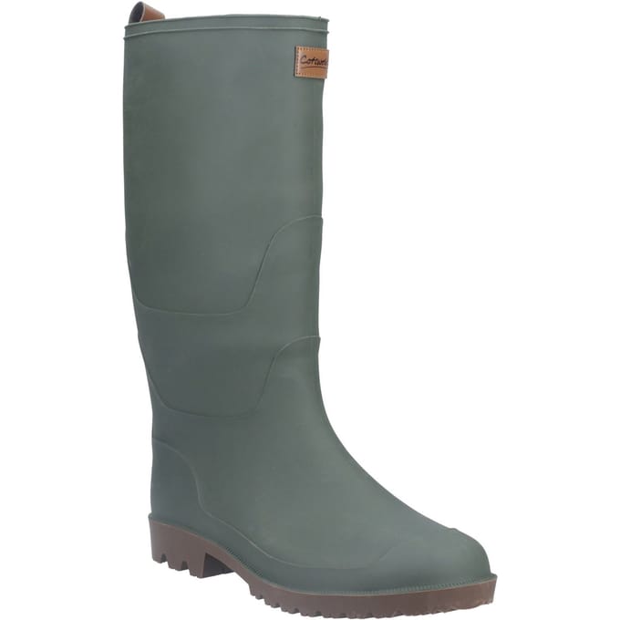 Cotswold Pendock Lange Synthetische Groene Wellington Laarzen