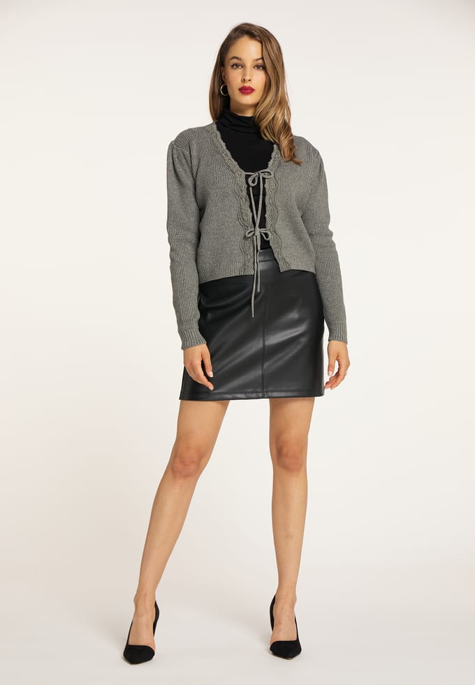Faina Vest Dames grijs melange