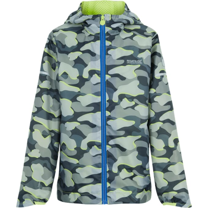 Regatta Waterdicht kinder/kinderjack Lever II Camo (Donkere storm)