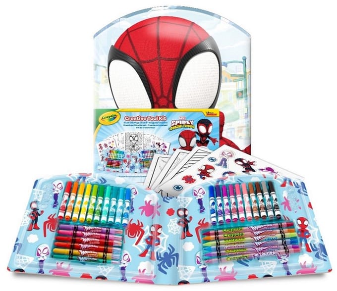 Crayola Spider-Man kleurset - 40-delige creatieve koffer voor kinderen.