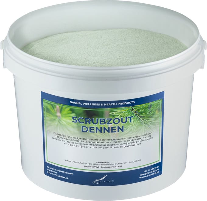 Scrubzout Dennen - 20 KG - Hydraterende Lichaamsscrub