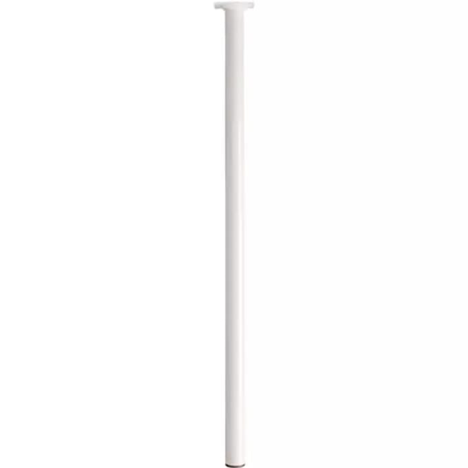 Duraline Meubelpoot Rond Staal 3x70cm Wit