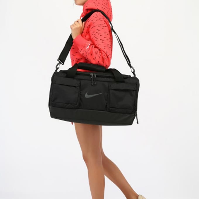Nike Polyester Sportschooltas Medium Unisex Zwart BA5542-010 gray
