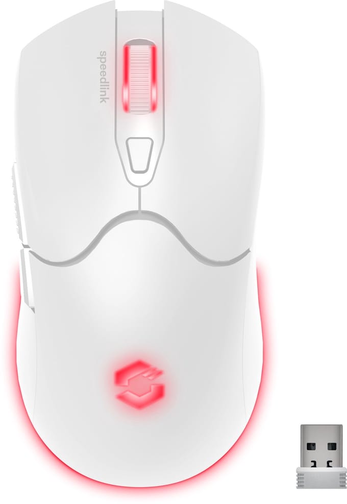 Speed-Link Speedlink - VELOX Rechargeable RGB Wireless Gaming - Gaming muis - Optisch - Wit