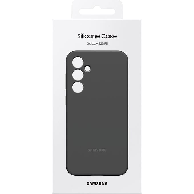 Originele Silicone Backcover voor de Samsung Galaxy S23 FE - Graphite