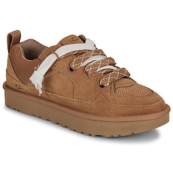 UGG® Lo Lowmel sneaker in Brown, Maat 40, Suede/Textiel/Gerecyclede Materialen