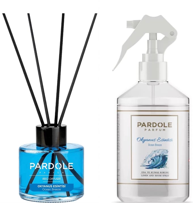 Pardole Ocean Breeze Huisparfum - Geurstokjes - Pakket 645ML