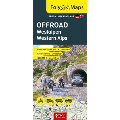 Folymaps Offroad Western Alps 1:250,000 - Foly Maps - Martin Schempp