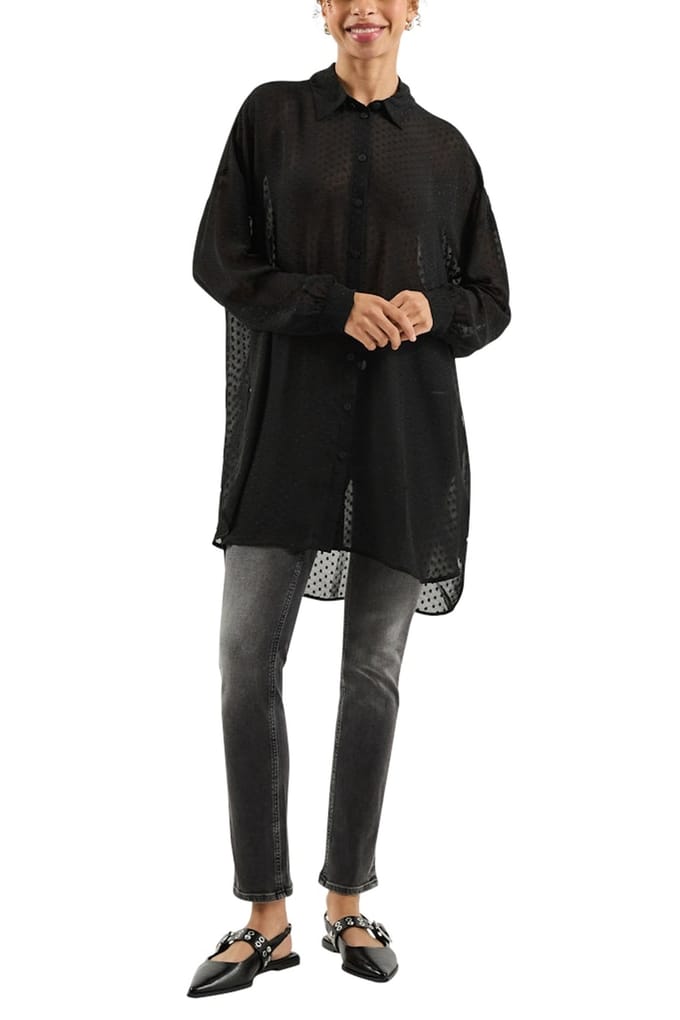 s.Oliver -qs Blouses Black Größe: 38 | Longsleeves Outlet | Damen | Schwarz