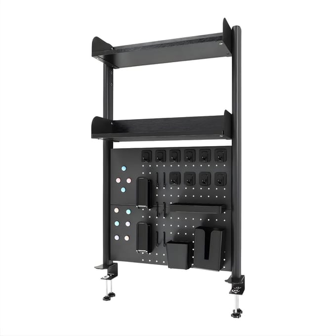 Bureau oranizer - Voor werkplek en studie - Multifunctionele organizer - Compact en praktisch voor op het bureau - Zwart