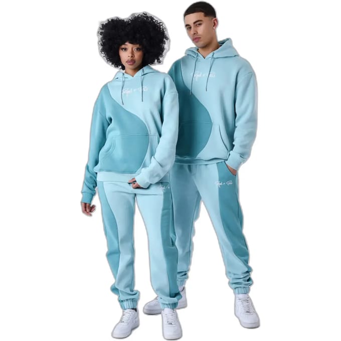 Bicolore joggingbroek met golfpatroon Project X Paris