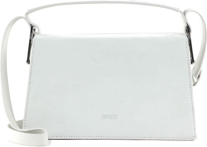 BREE Leren Schoudertas Zou 8 Cross Shoulder Bag Camellia Nubuk Wit