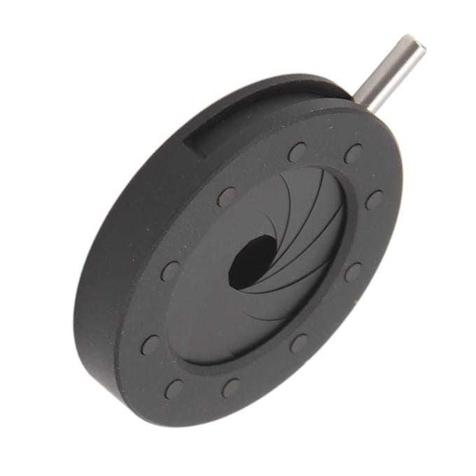 Verstelbaar Irisdiafragma 1 tot 16 mm Aluminiumlegering Irisdiafragma Adapter voor black