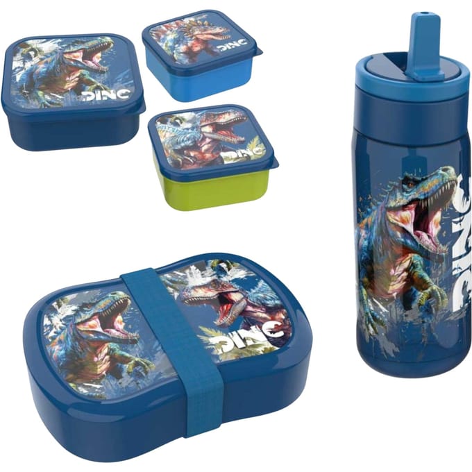 Lunch Buddies lunchset; lunchbox, snackbox en drinkfles