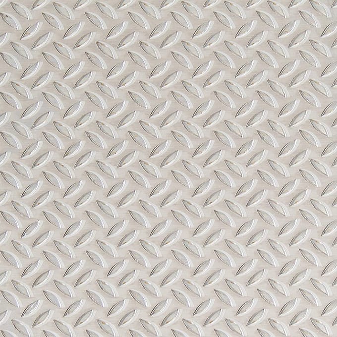 Aluminium Structuurplaat met Rijstkorrel Reliëf 200x500x1.5 mm - Gaasplaat