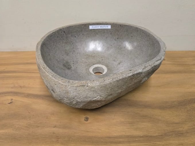 Waskom Natuursteen - 40x37x15cm - FL23317