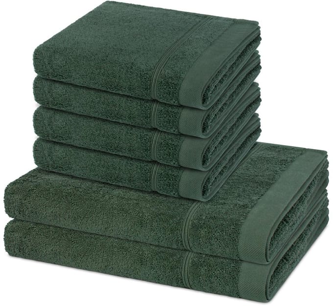 Ross Sonstiges 4 X handdoek 2 X douchehanddoek - in set 6 pack Rubin