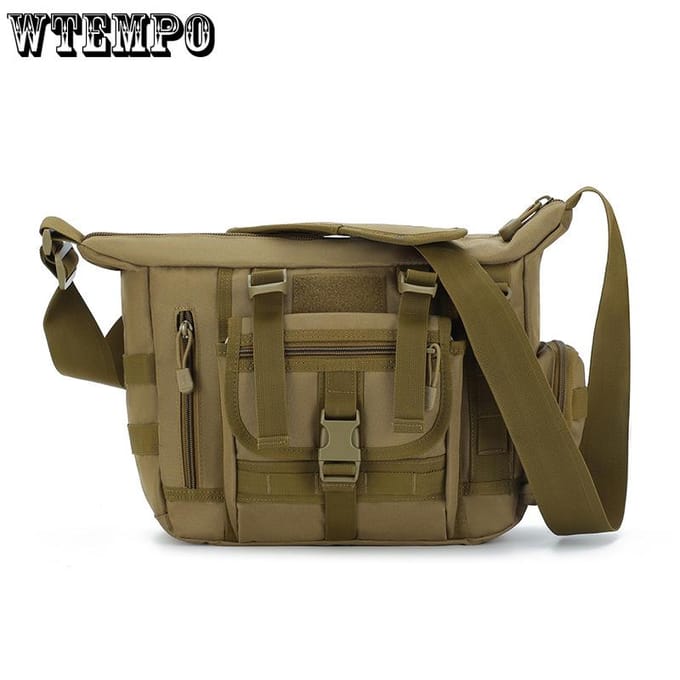 Camouflage Schoudertas Heren Computertas Grote Crossbodytas Herentas Vrijetast Below 20L