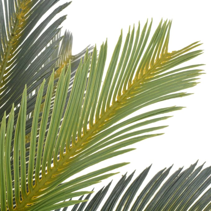 vidaXL - Kunstplant - met - pot - cycaspalm - 90 - cm - groen