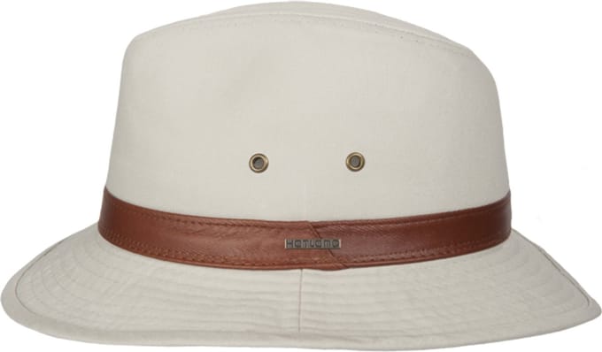 Hatland - BushWalker - Katoenen hoed - Naturel - Maat S - Unisex