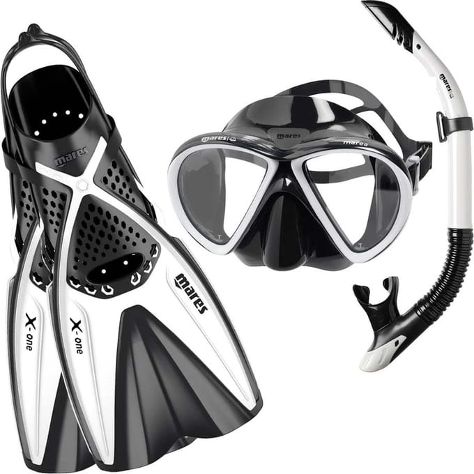 Mares X-One Marea snorkelset Wit