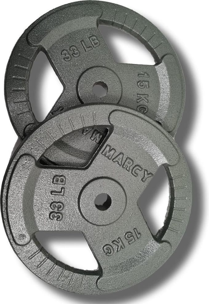 Halterschijven gietijzer set 15KG (2 stuks) Totaal: 30KG