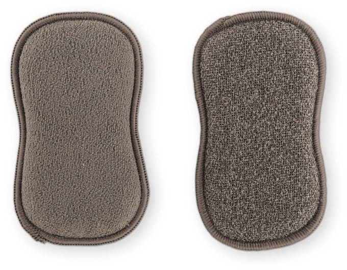 Tiseco Essentials Spons - Set van 3 - 16 x 9cm - Grijs