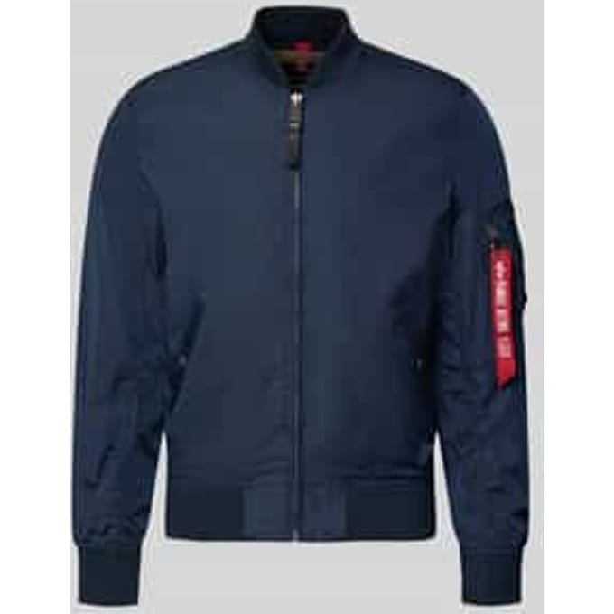regular fit jack met opstaande kraag
