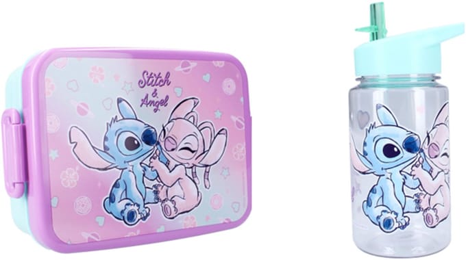 Lilo & Stitch Lunchsset Lunchbox en Drinkfles 450ML