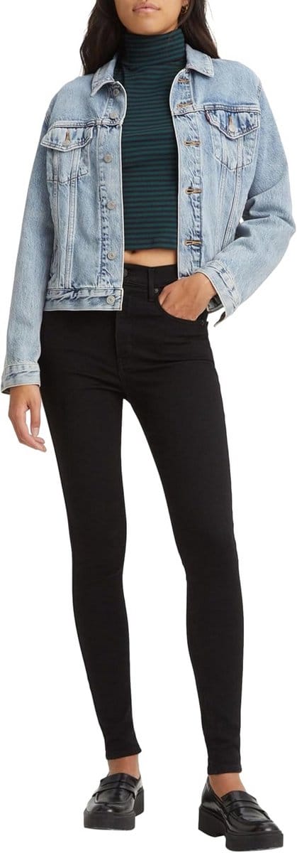 Dames Super Skinny Jeans Hoge Taille