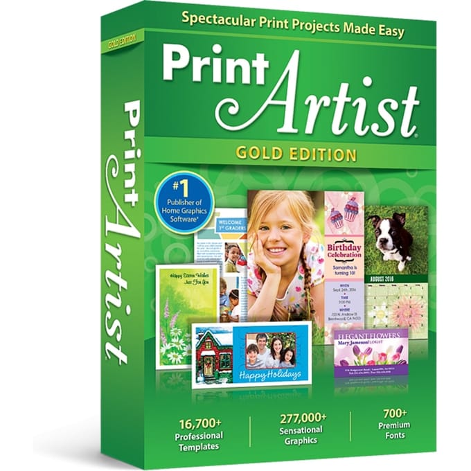 Print Artist 25 Gold, English
