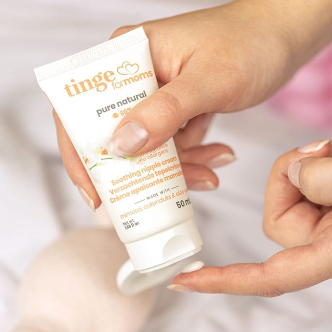 Tinge Tepelcreme Verzachtend Mama 50ml
