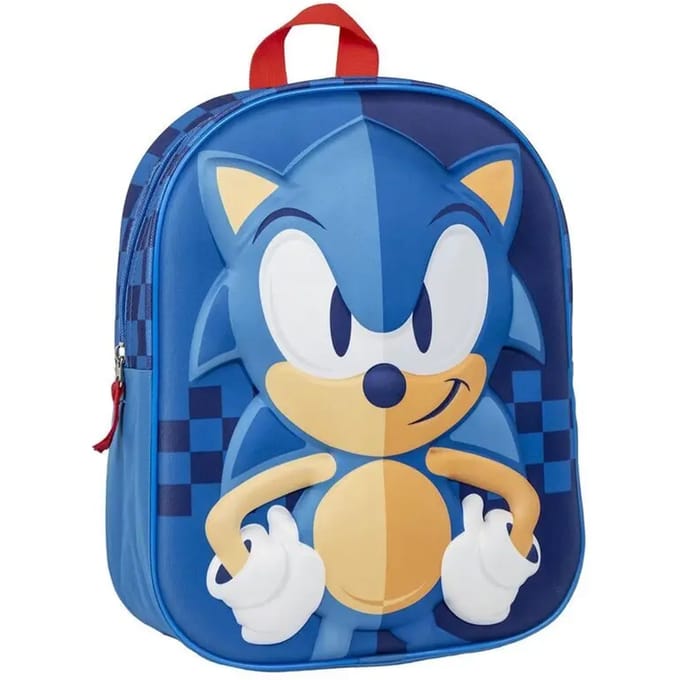 Schoolrugzak Sonic Blauw 25 x 31 x 10 cm