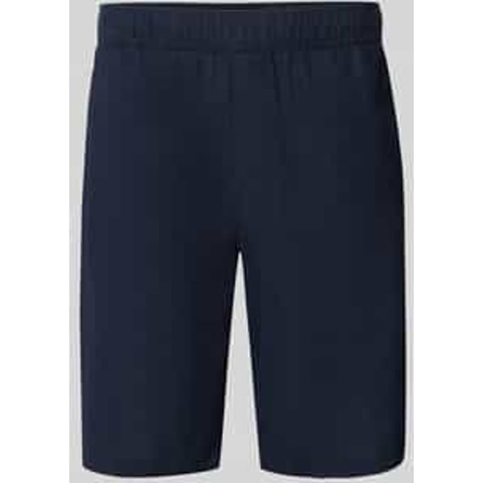 straight fit korte broek met achterzak