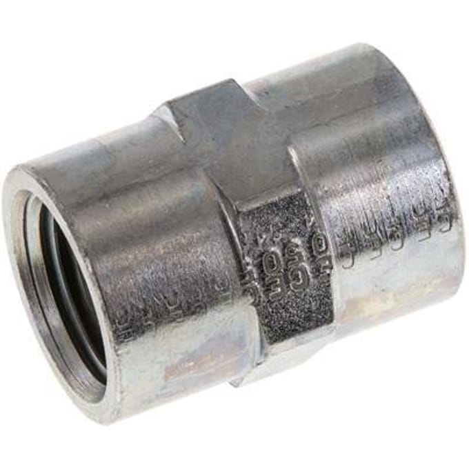 1/2'' NPT Verzinkt Stalen Sok 210 Bar - Hydrauliek
