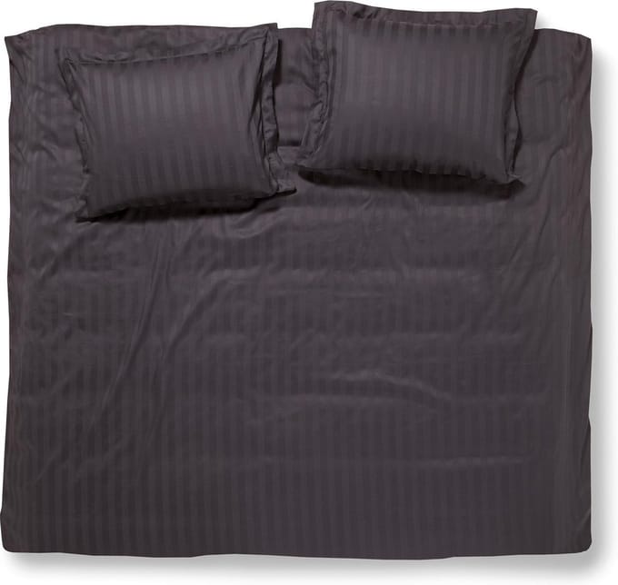 Damai Linea - Dekbedovertrek - 260x200/220 cm - Extra breed - Graphite + 2 kussenslopen 60x70