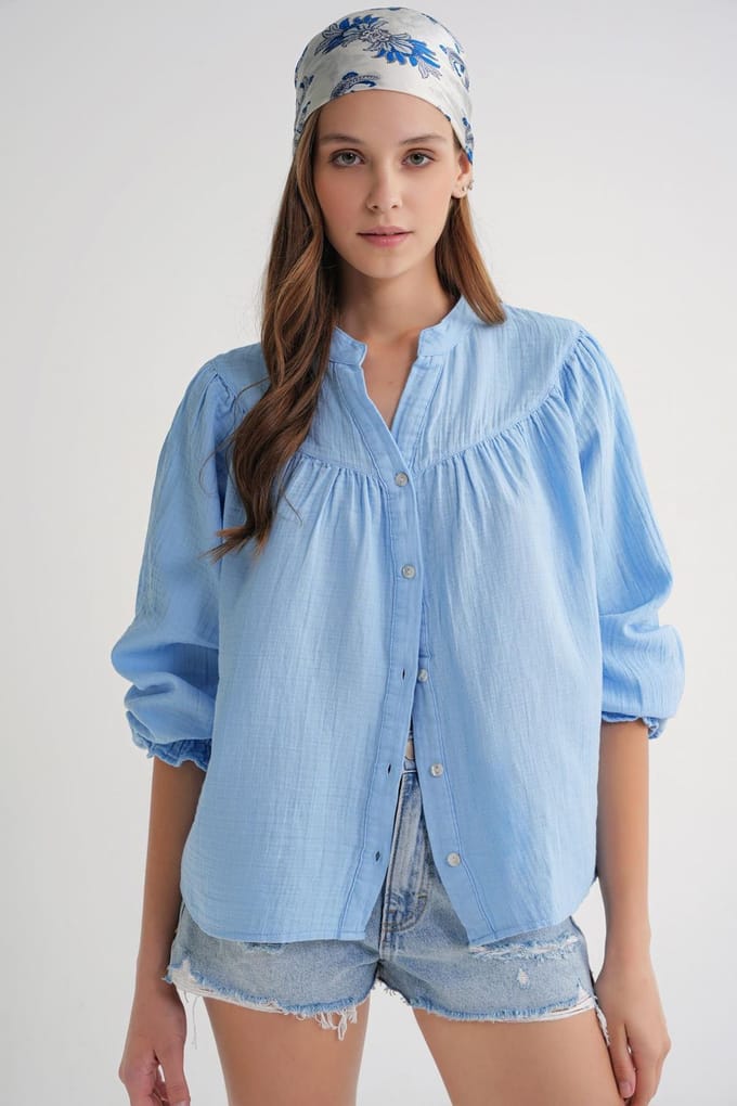 Musselijn Katoenen Shirt