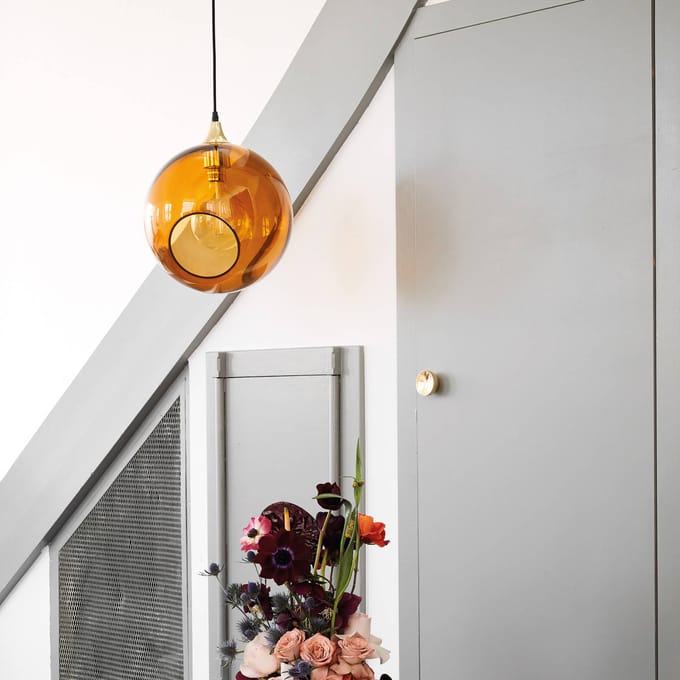 DESIGN BY US Hanglamp Ballroom XL, amberkleurig