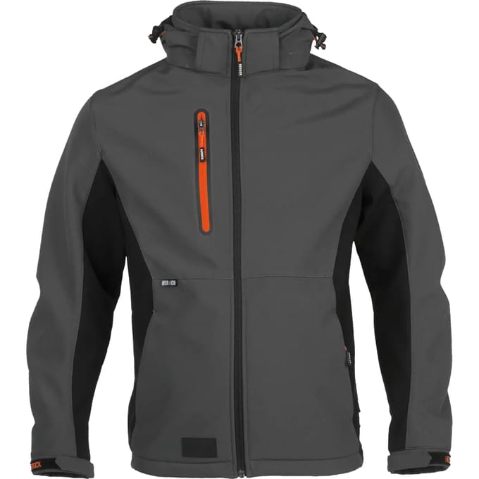 Herock Trystan Softshell jas - Antraciet/Zwart - Maat M - Experts
